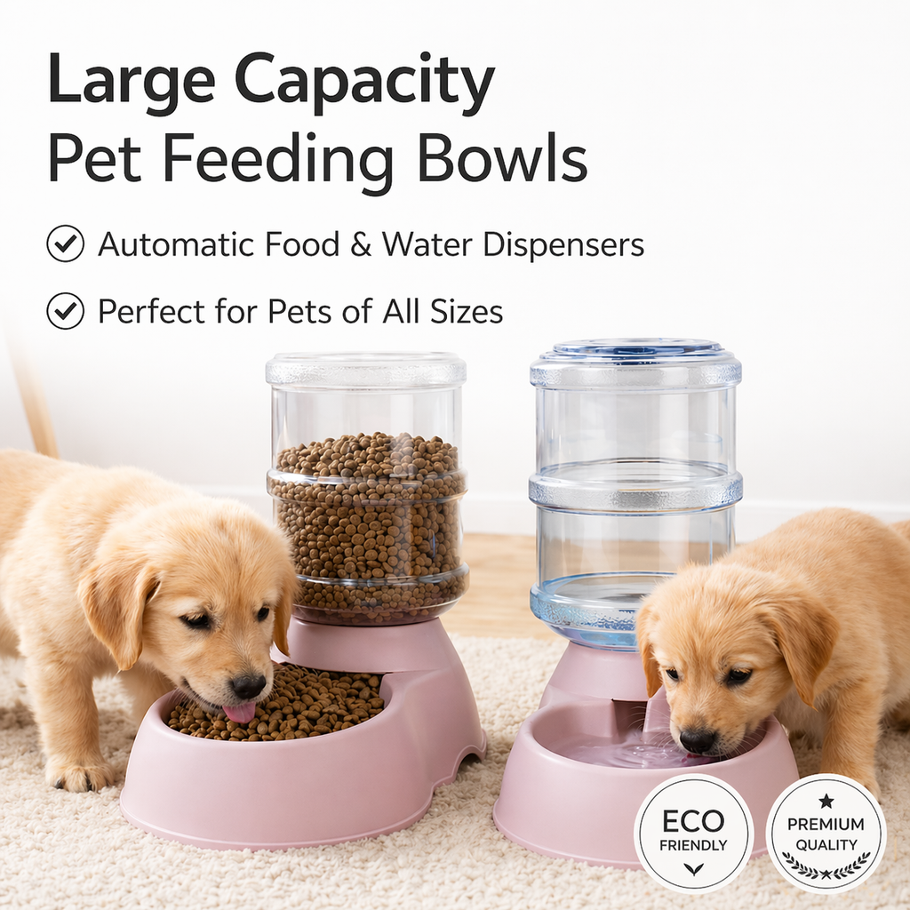PAWZ®-Large capacity pet feeding bowls