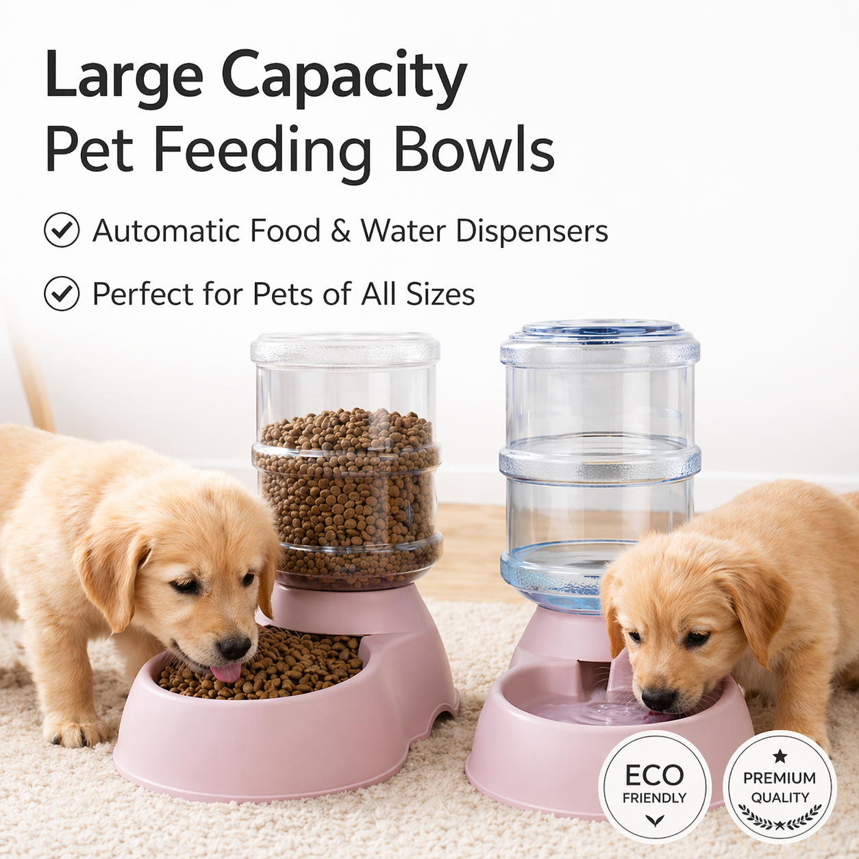 PAWZ®-Large capacity pet feeding bowls