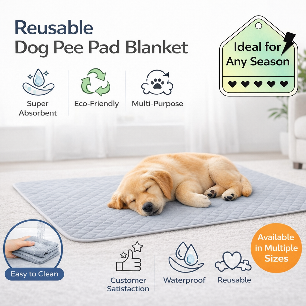 PAWZ®-Dog Pee Pad Blanket Reusable