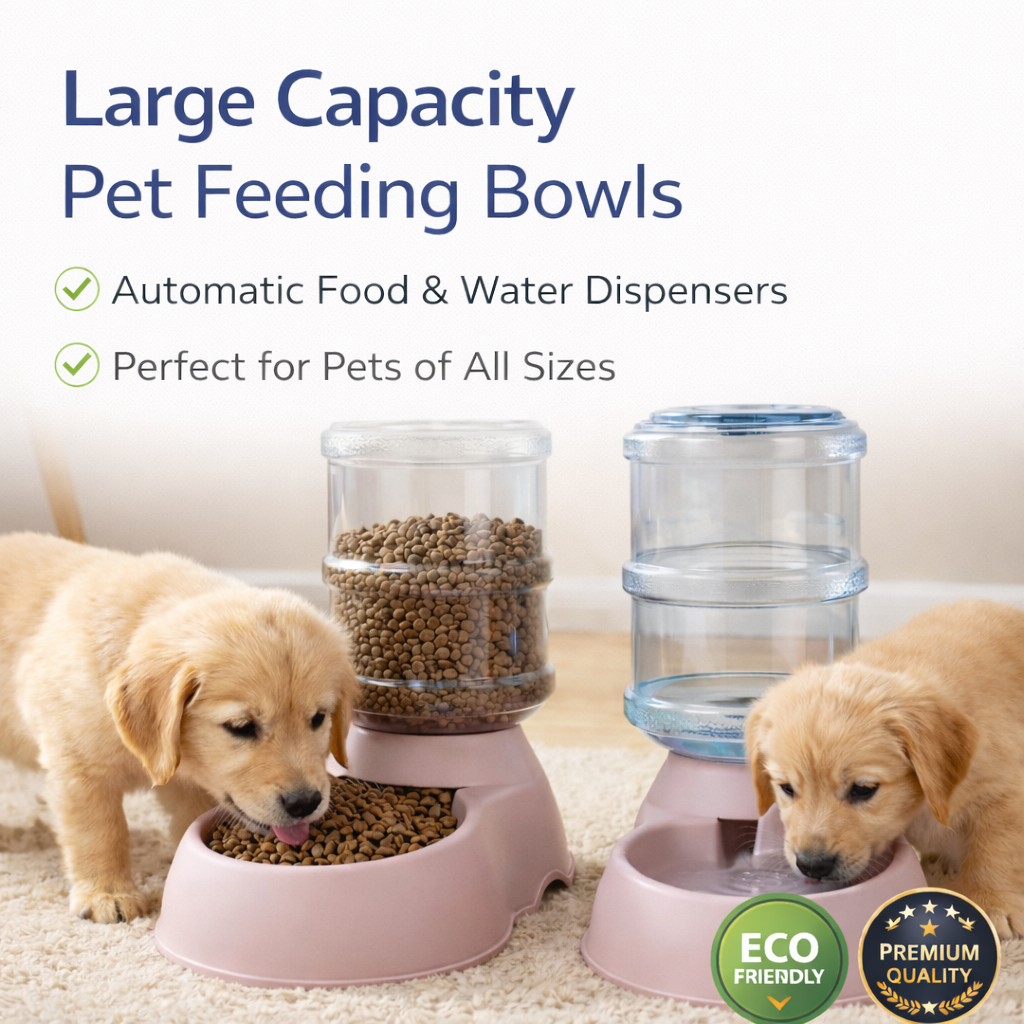 PAWZ®-Large capacity pet feeding bowls