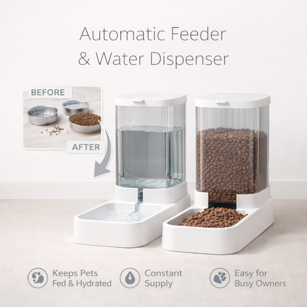PAWZ®-Automatic Feeder/Water Dispenser