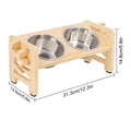 PAWZ®-Sturdy wooden pet food feeder